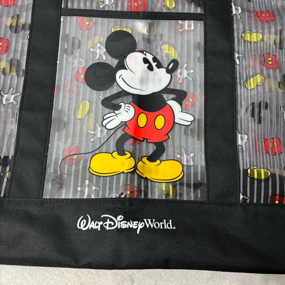 Disney Walt Disney World Mickey Mouse Large Striped Tote - Picture 6 of 10